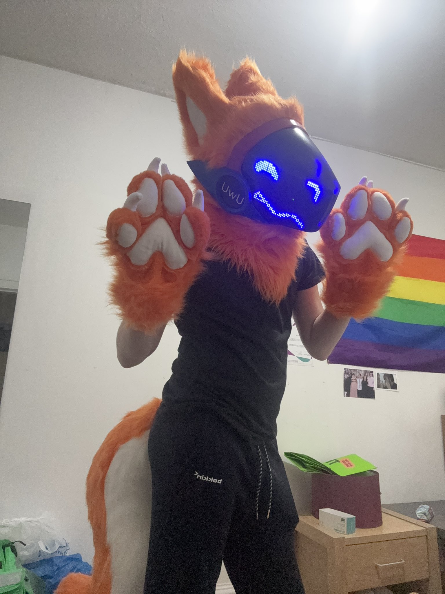 Custom protogen fursuit commission by Arget &amp; Lazuli