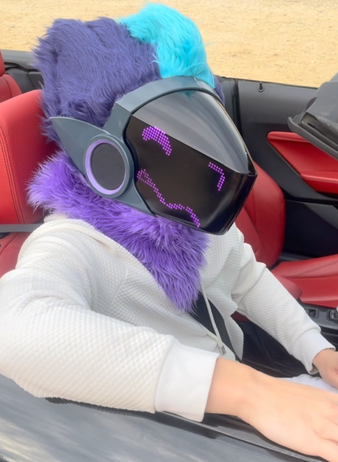 Custom protogen fursuit commission by Arget &amp; Lazuli