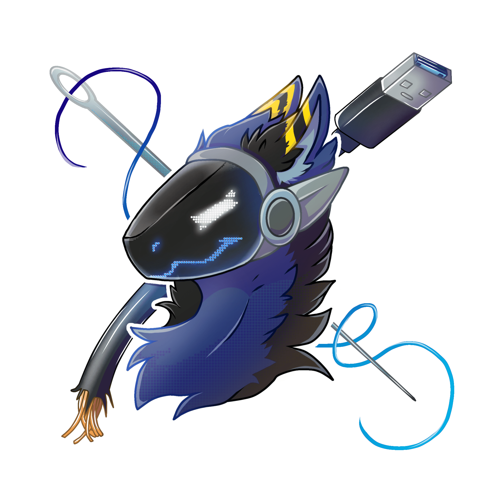 Arget &amp; Lazuli custom fursuits logo